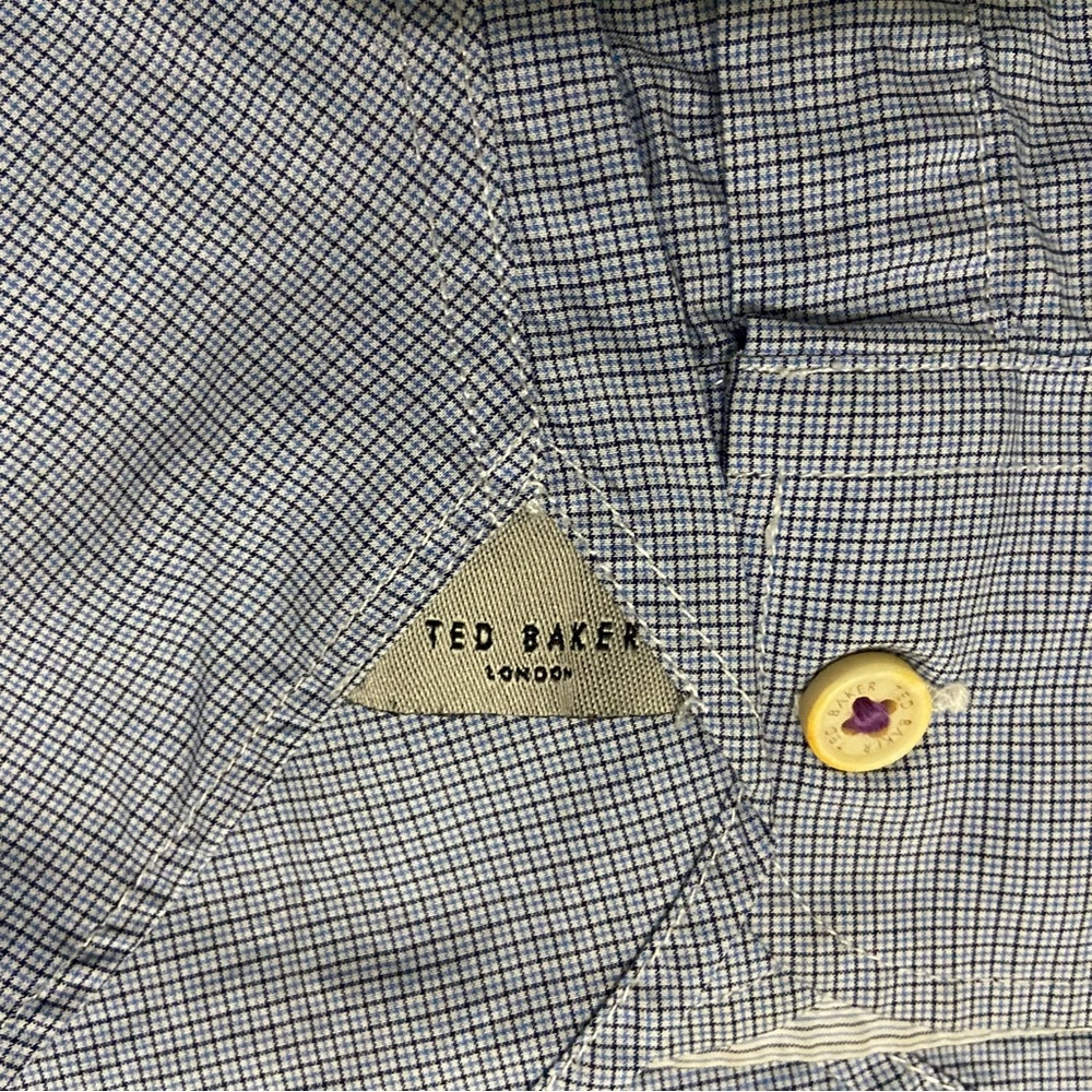 TED BAKER - Blue Collar Shirt - Picture 5 of 7